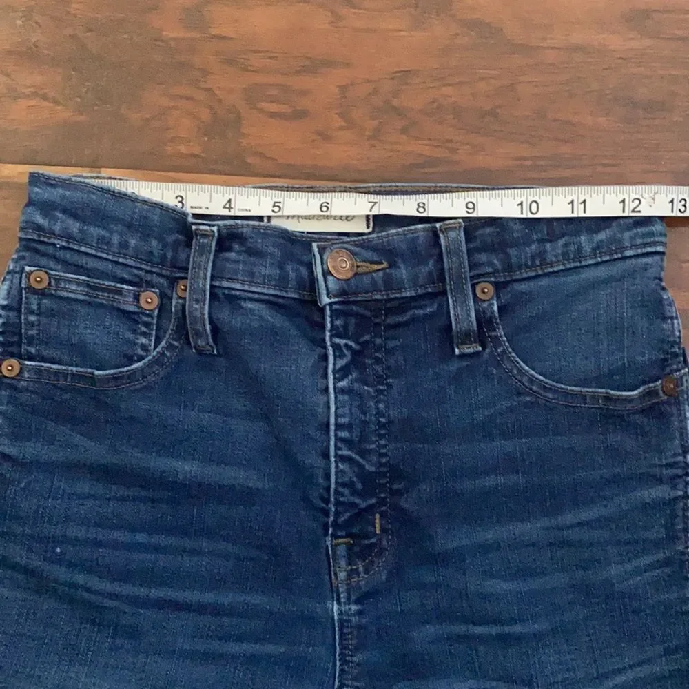 Madewell 10” High Riser Skinny Skinny Denim Jeans